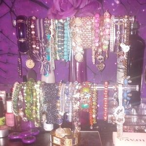 Elegant Multicolor Beaded Bracelet Set